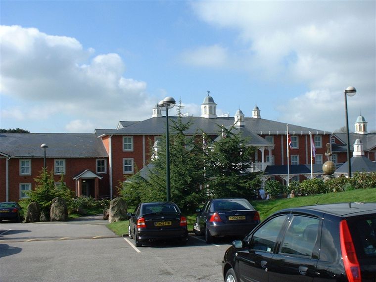 the Alton Towers hotel (where we didn't stay)