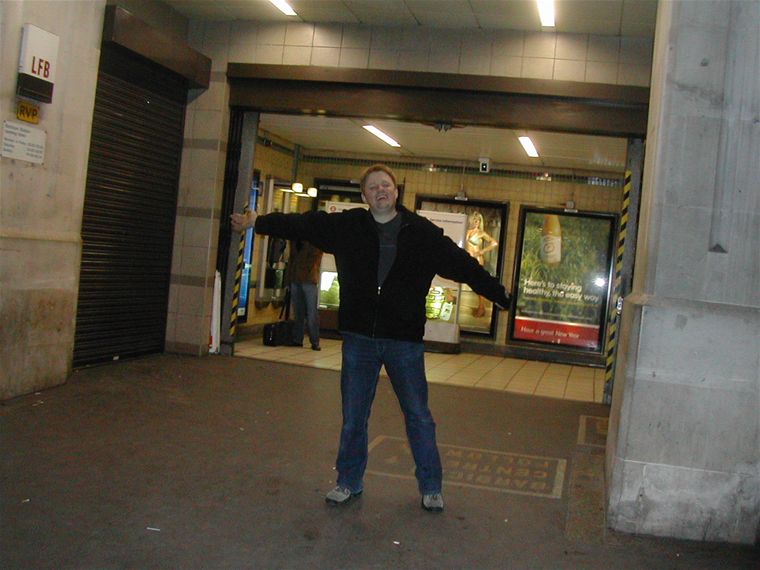 On the way to our final stop - Back to Moorgate!